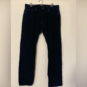 Banana Republic Pima Corduroy Pants - Navy Blue - size 34x32